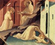 Fra Filippo Lippi The Rescue of St Placidus and St Benedict's Visit to St Scholastica oil